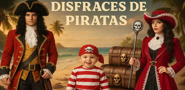 Disfraces de piratas toda la familia