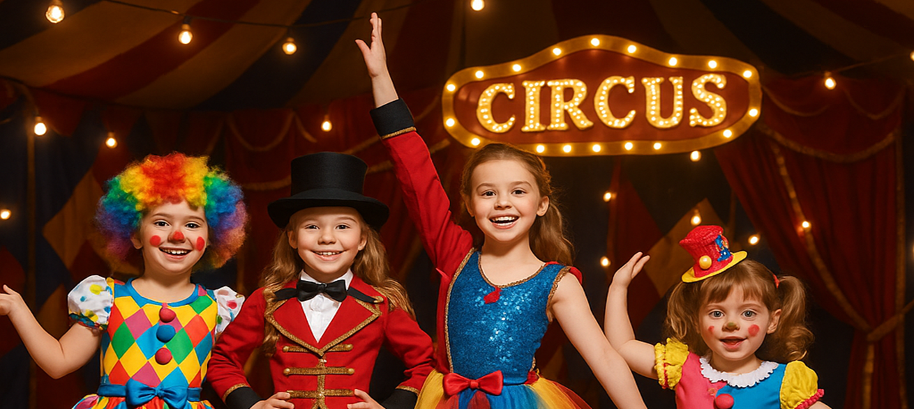 Disfraces de Circo y Payasos para Niñas: Color, Diversión y Magia para Cada Fiesta