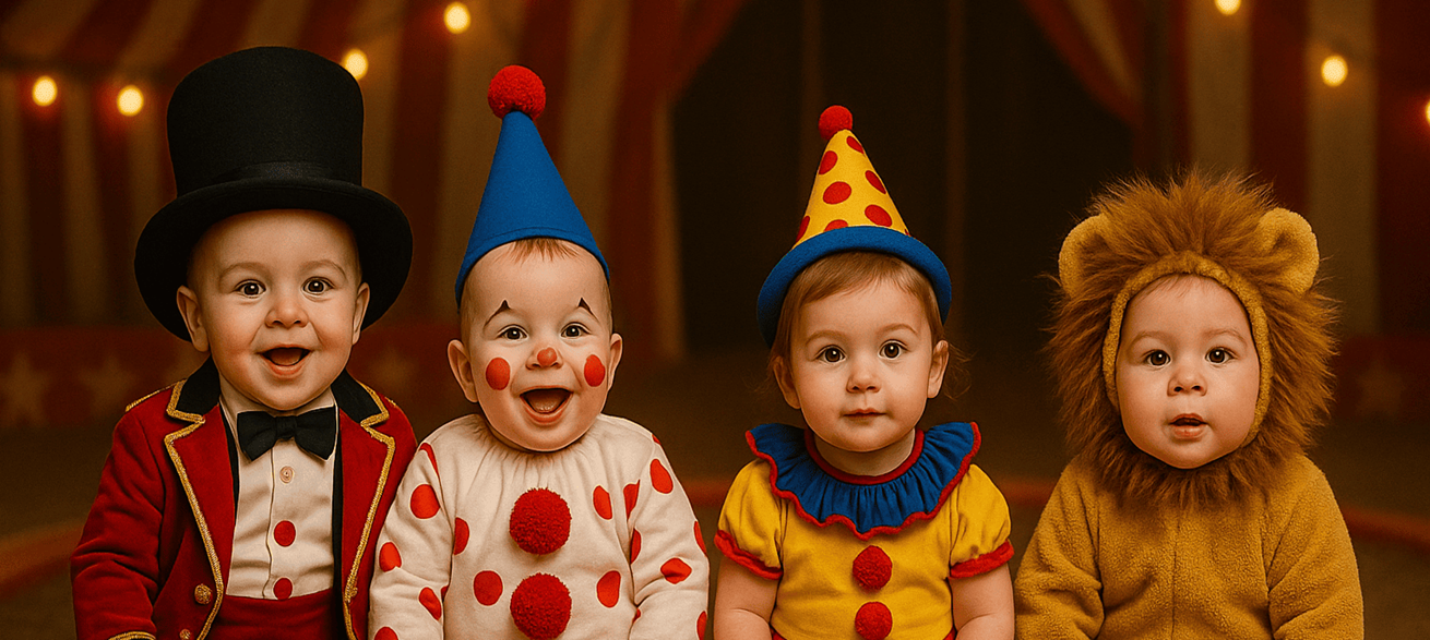 Disfraces de Circo para Bebés: ¡Haz Sonreír a Tu Pequeño con Colores y Magia!