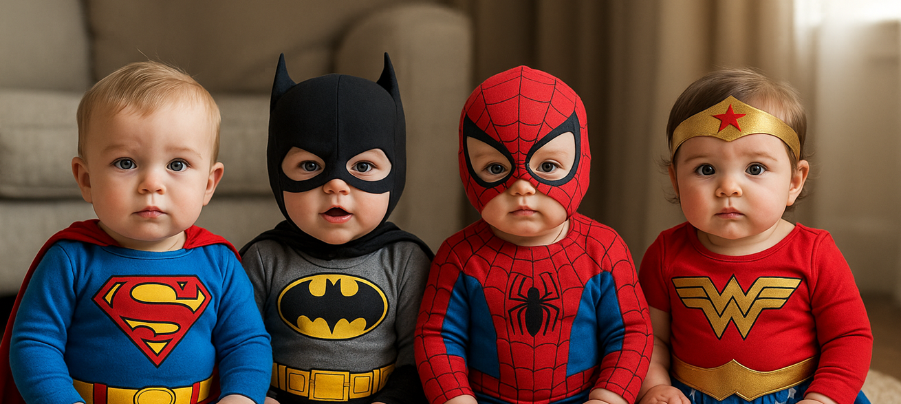 Disfraces de Superhéroes y Villanos para Bebés: ¡Haz que tu Pequeño se Sienta Especial!