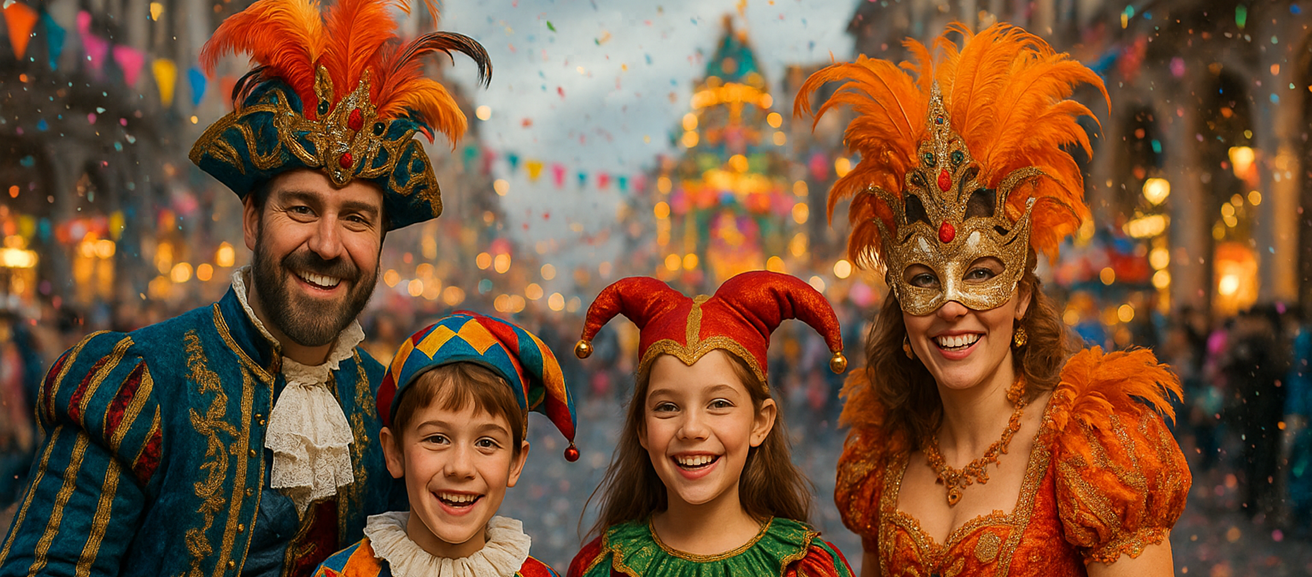 Cómo elegir el disfraz perfecto para toda la familia en Carnaval