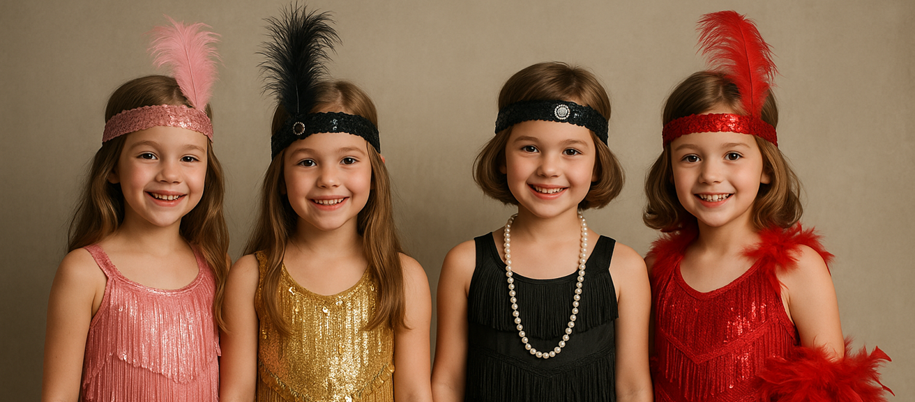 Disfraces Años 20 para Niñas - Estilo Vintage con Toque Infantil