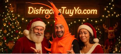 Disfraces de Navidad y disfraces de gamba: la combinación más divertida para estas fiestas