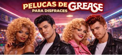 Pelucas de Grease para Disfraces