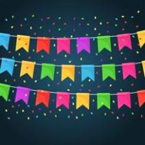 Banderines y Guirnaldas para Fiestas