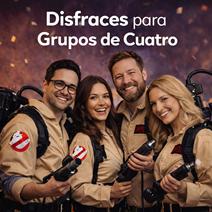 Disfraces para Grupos de Cuatro Pack Ahorro