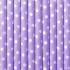 10 pajitas moradas con lunares blancos de papel