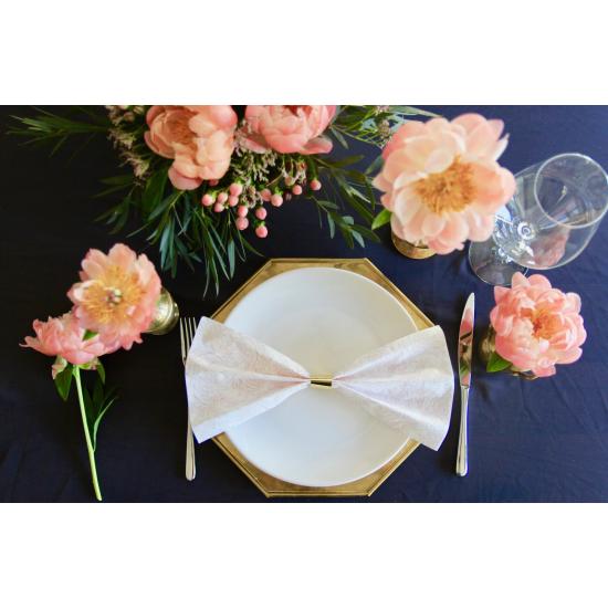 10 servilleteros dorados