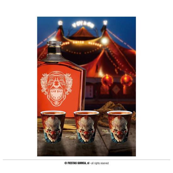 3 Chupitos Payasos Diabólicos 5 x 6 cms