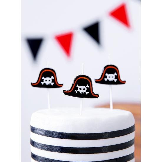 5 velas para fiesta pirata - Pirates Party