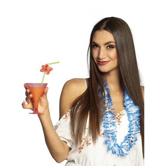 6 vasos de cocktail rosas (125 ml)