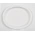 8 bandejas ovaladas blancas - Línea Colores Básicos