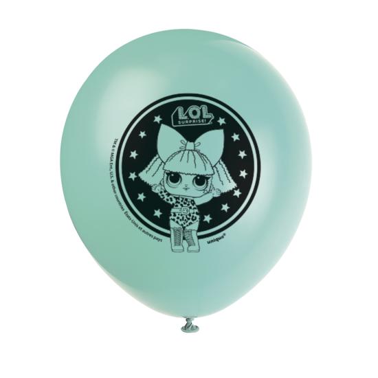 8 globos de látex LOL Surprise (47cm) - LOL Friends