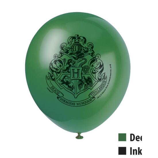 8 globos variados Harry Potter (30cm) - Hogwarts Houses