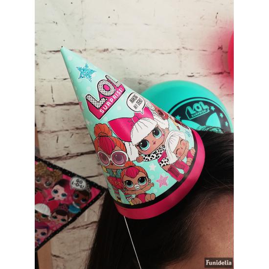 8 gorritos de cumpleaños LOL Surprise - LOL Friends