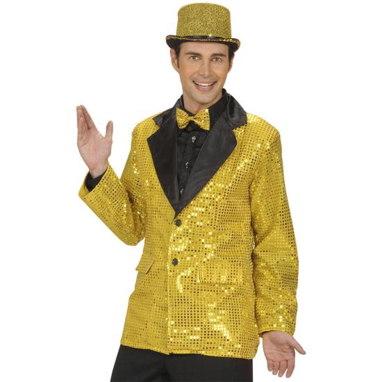 Chaqueta de Lentejuelas Dorada para hombre
