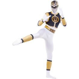 Disfraz Power Ranger Blanco Segunda piel