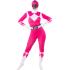 Disfraz Power Ranger rosa segunda piel