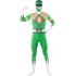 Disfraz Power Ranger verde segunda piel