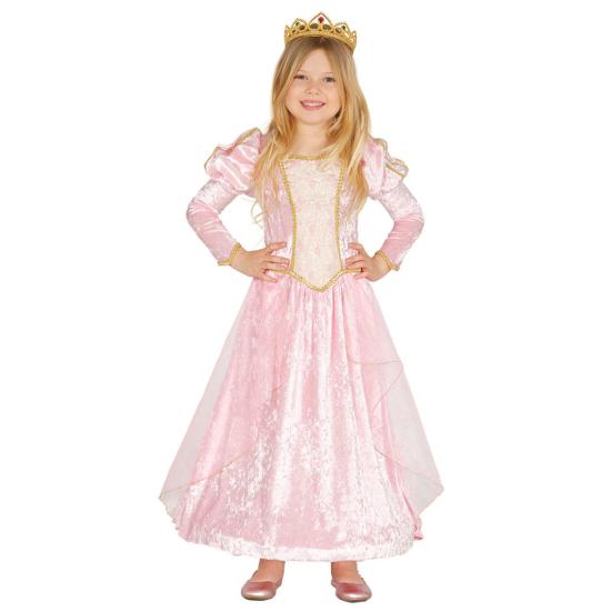 Disfraz de princesa rosa de cuento para niña