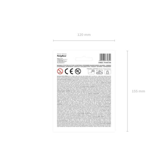 Globo foil "0" rosa oscuro (35 cm)