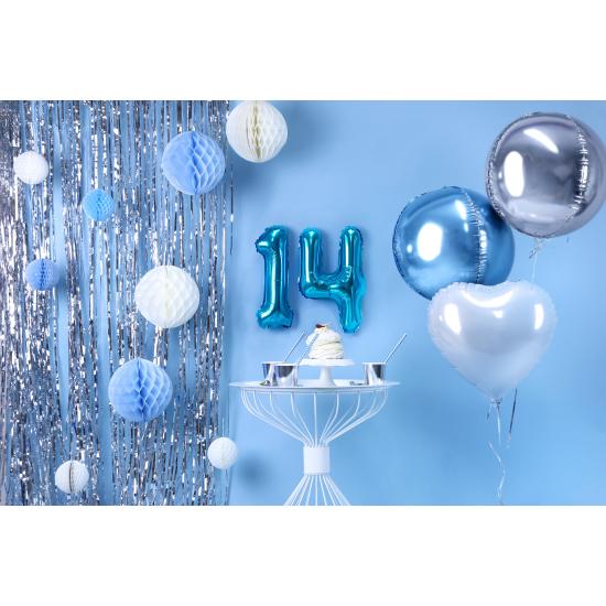 Globo foil "4" azul