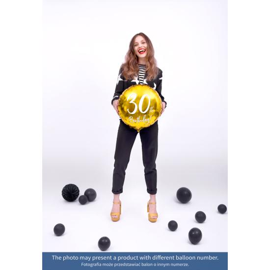 Globo foil "40" dorado