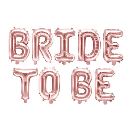 Globo foil "Bride to be"oro rosa