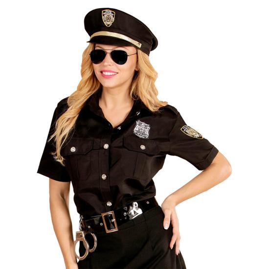 Kit de camisa y gorro de policía para adulta