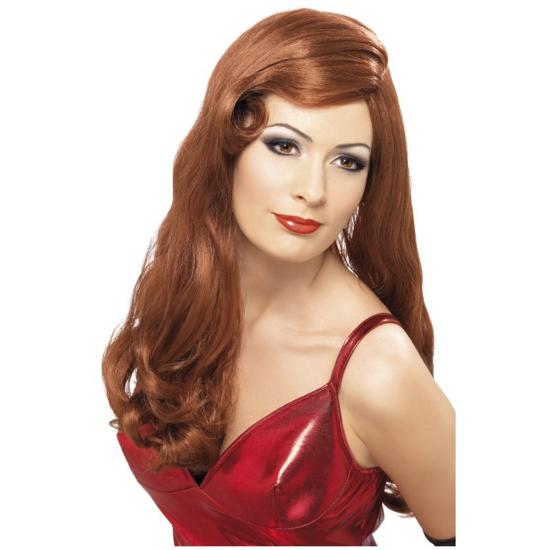 Peluca pelirroja Jessica Rabbit