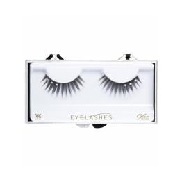 Pestañas negras con strass