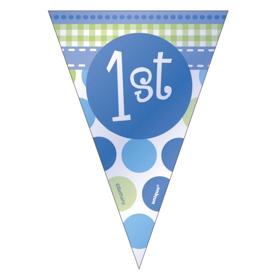 Set de 1º cumpleaños tortuga azul