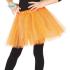 Tutú naranja con brillantina para niña