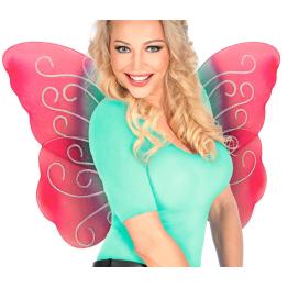 Alas de Mariposa con purpurina multi color