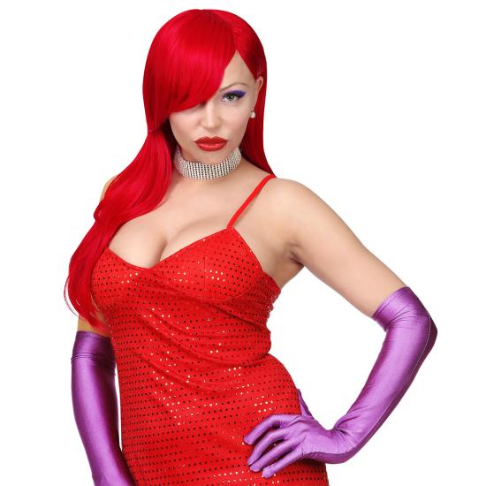 Alicia Cosplay Dream Hair peluca, mujer, color rojo