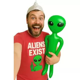Alien Hinchable Verde (85 cm)