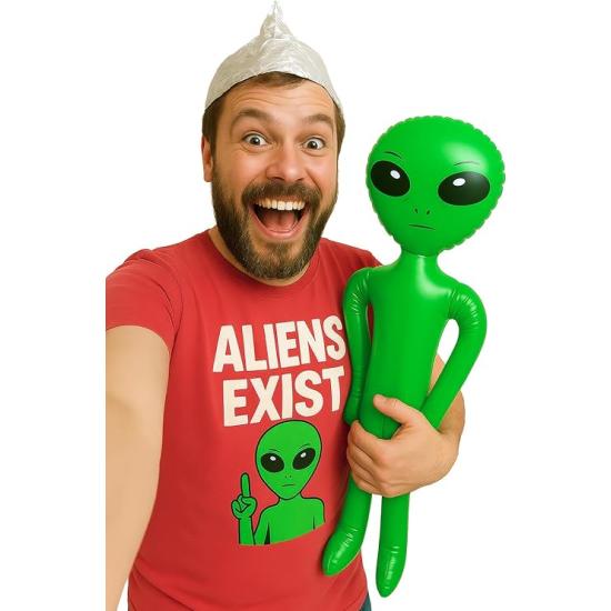 Alien Hinchable Verde (85 cm)