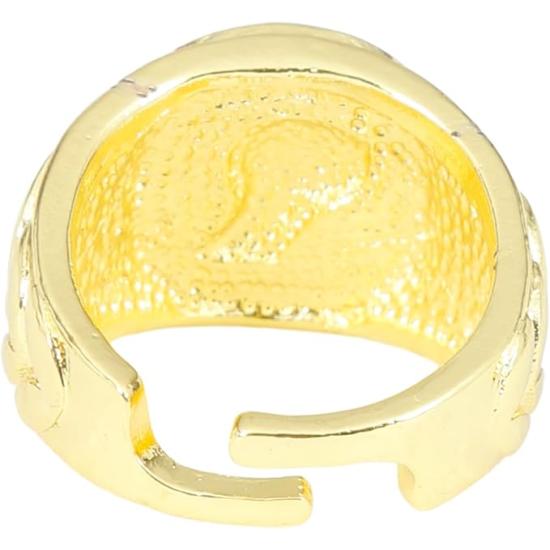 Anillo Romano Rojo – Accesorio de Joyería para Disfraces de Gladiador y Emperador