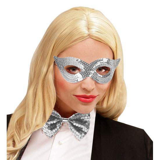 Antifaz lentejuelas colores en Plata