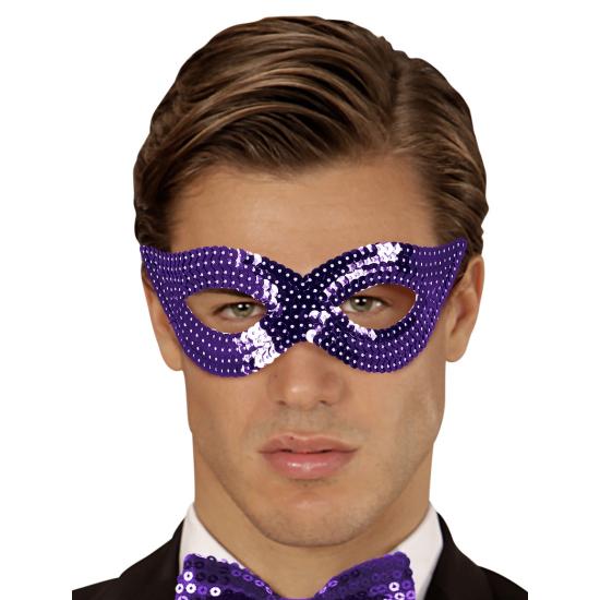 Antifaz lentejuelas colores Violeta