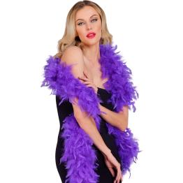 Boa de Plumas Morada – 1,80 m – 80 g