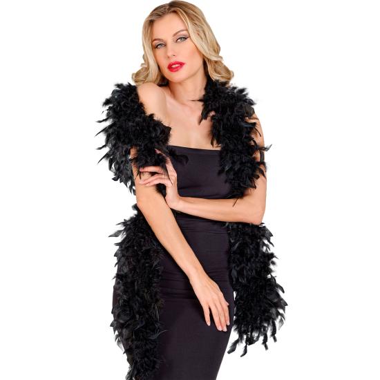 Boa Pluma Negra 1,80 mts de 50 gramos Lujo