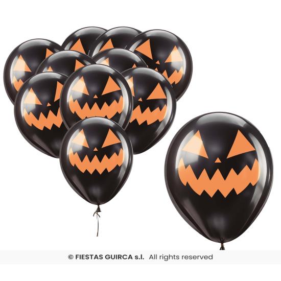Bolsa 10 globos Fiesta Halloween 30 cms
