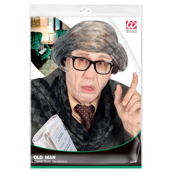 Calva con Pelo disfraces de Ancianos