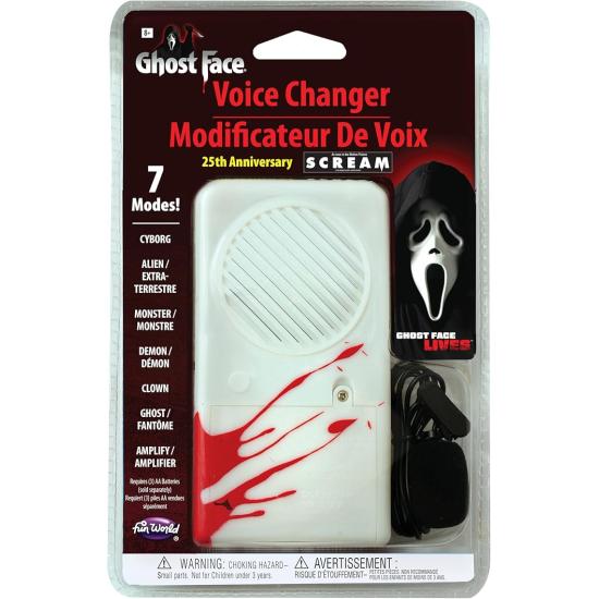 Cambiador de voz de lujo GhostFace® 25.º aniversario