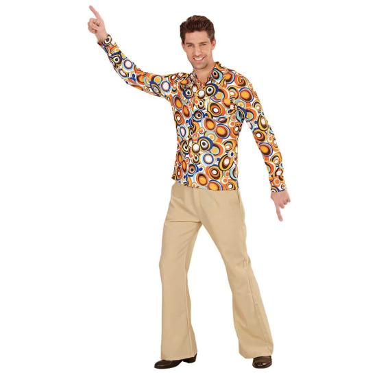Camisa  Años 70 Bubbles Hombre