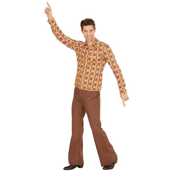 Camisa Años 70 Disc Hombre