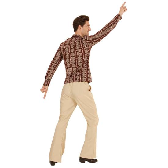 Camisa  años 70 adulto Old School