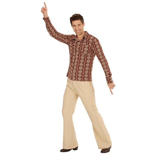 Camisa  años 70 adulto Old School