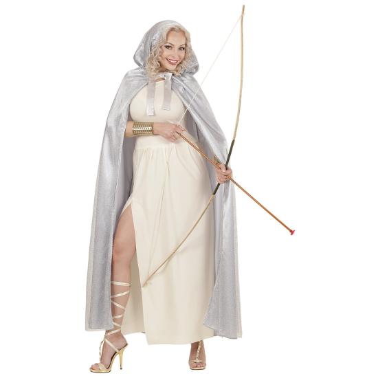 Capa Blanca Capucha Fantasía